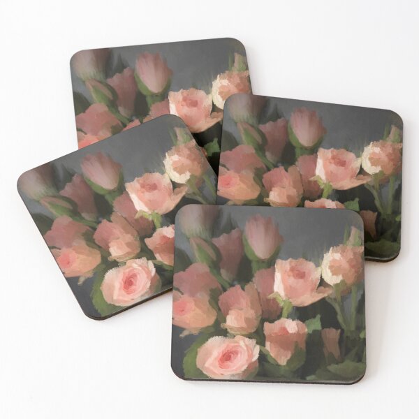 Item preview, Pink hybrid roses designed and sold by Flowersonstuff.