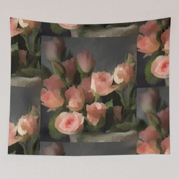 Item preview, Pink hybrid roses designed and sold by Flowersonstuff.