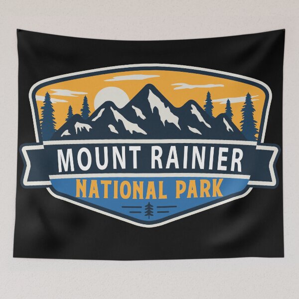 Item preview, Mount Rainier National Park-Vintage designed and sold by Nature-spirit.