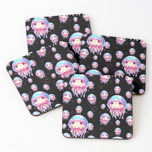 Item preview, Anime Jellyfish Cute Pattern designed and sold by BrightSeaDesign.