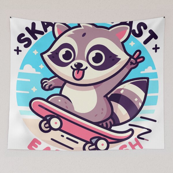 Item preview, Skate Fast Eat Trash designed and sold by bihtti.