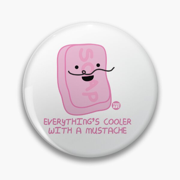 Item preview, COOLER MUSTACHE SOAP PUBE designed and sold by TODD GOLDMAN.