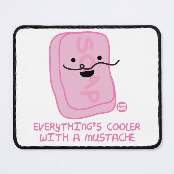 Item preview, COOLER MUSTACHE SOAP PUBE designed and sold by TODD GOLDMAN.