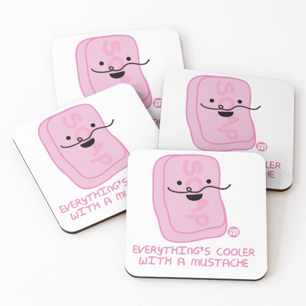 Item preview, COOLER MUSTACHE SOAP PUBE designed and sold by TODD GOLDMAN.