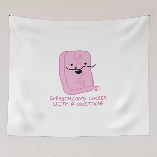 Item preview, COOLER MUSTACHE SOAP PUBE designed and sold by TODD GOLDMAN.