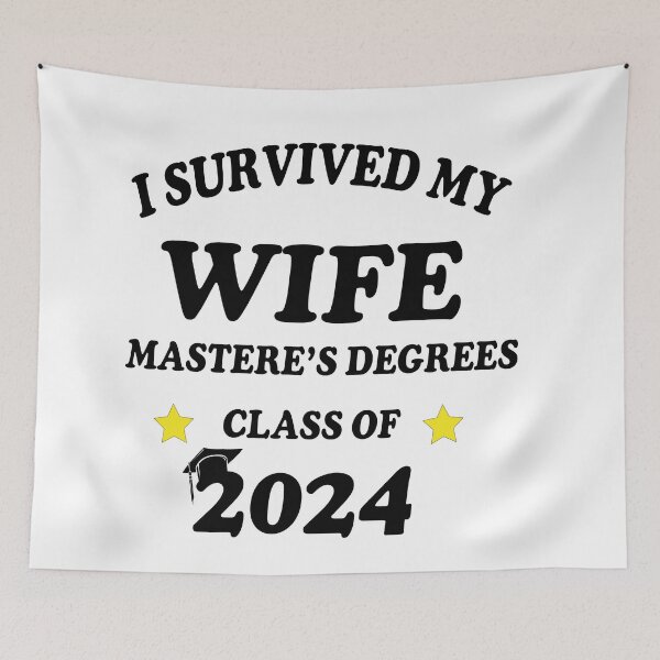 Item preview, Master Degree Graduation CLASS OF 2024 designed and sold by Fateh-Kro ⭐⭐⭐⭐⭐.