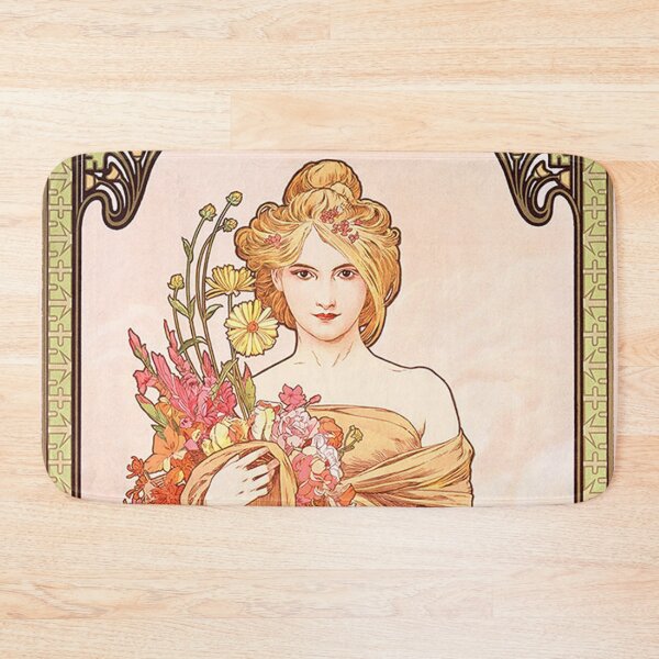 Item preview, The Four Seasons - Spring, by Alphonse Mucha. HIGH DEFINITION designed and sold by MINDTHECHERRY.