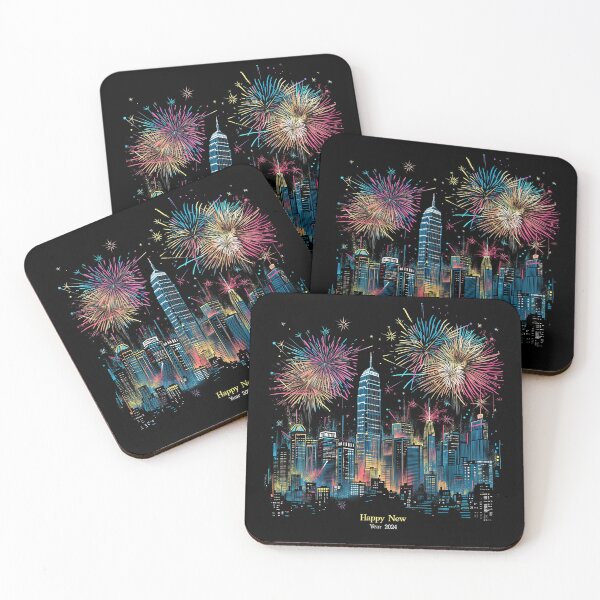 Item preview, Happy New Year 2024 Celebration Holiday designed and sold by emaga.