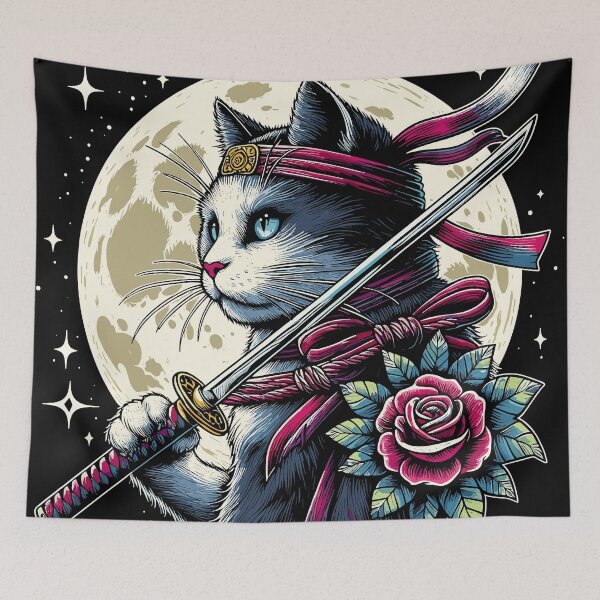 Item preview, Cat Assasin designed and sold by bihtti.