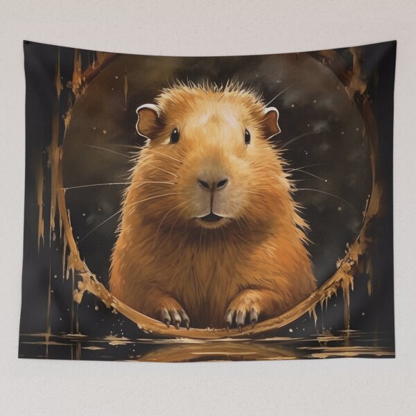 Item preview, Golden Capybara designed and sold by GrinGalore.