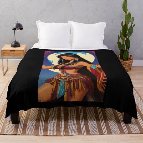 Item preview, Native American Indian Woman designed and sold by ArtCraftLab.