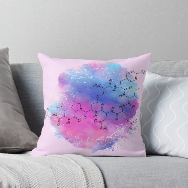 Item preview, Medical symbols, hormone of love, oxytocin, pastel watercolor designed and sold by Drawmecute.