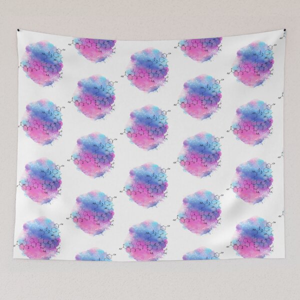 Item preview, Medical symbols, hormone of love, oxytocin, pastel watercolor designed and sold by Drawmecute.