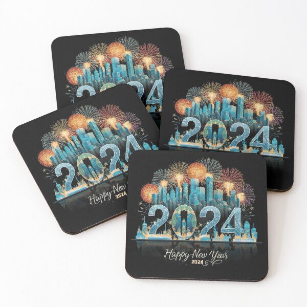 Item preview, Happy New Year 2024 Celebration Holiday designed and sold by emaga.