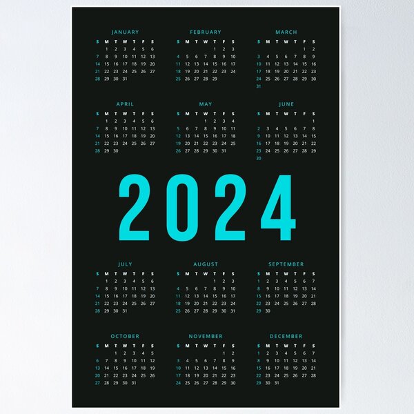 Posters sur le thème Calendrier Annuel 2024