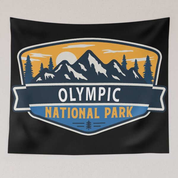 Item preview, Olympic National Park-Vintage designed and sold by Nature-spirit.