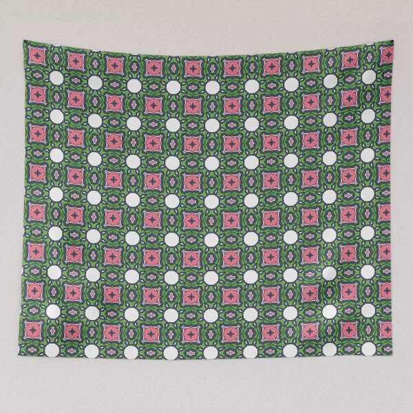 Item preview, Red and green in octagon pattern designed and sold by Carachuenni.