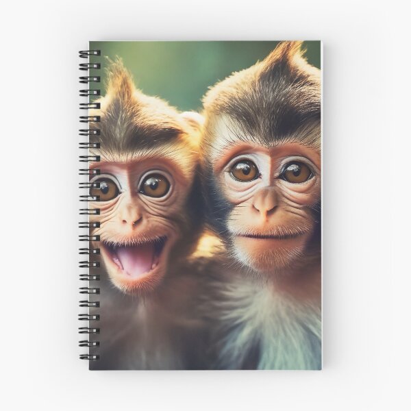 Item preview, Monkeys - Cute Baby Animal Portrait designed and sold by 123animals.