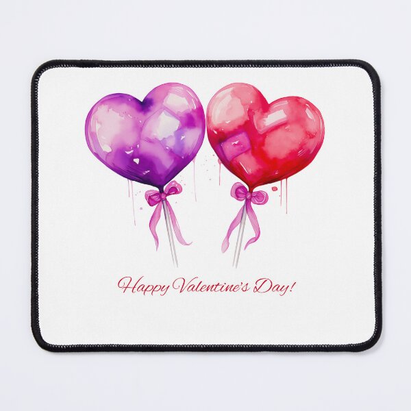 Item preview, Happy Valentines day Heart Shaped Balloons designed and sold by ZenEvoke.