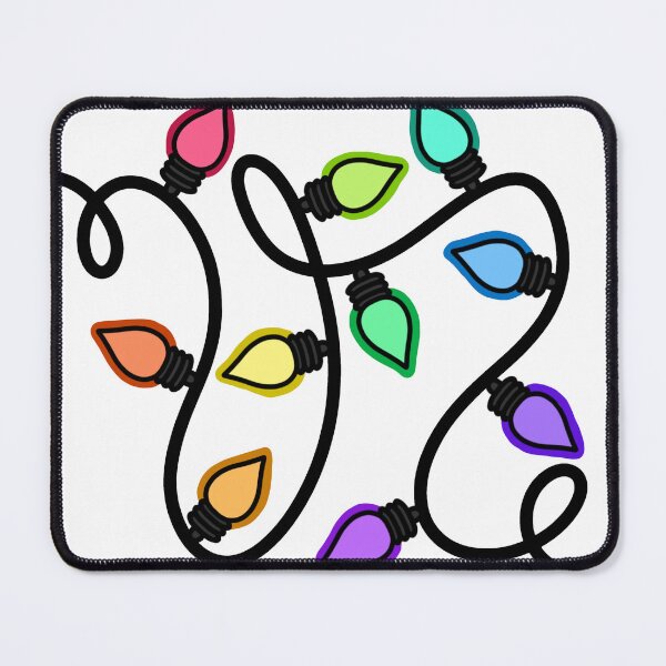 Item preview, Rainbow christmas lights designed and sold by mairsaydraws.