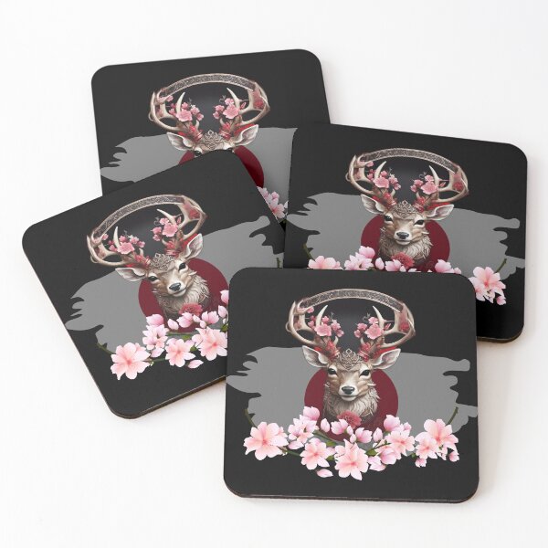 Item preview, Japan Deer Japan Flag designed and sold by JuniperusArt.