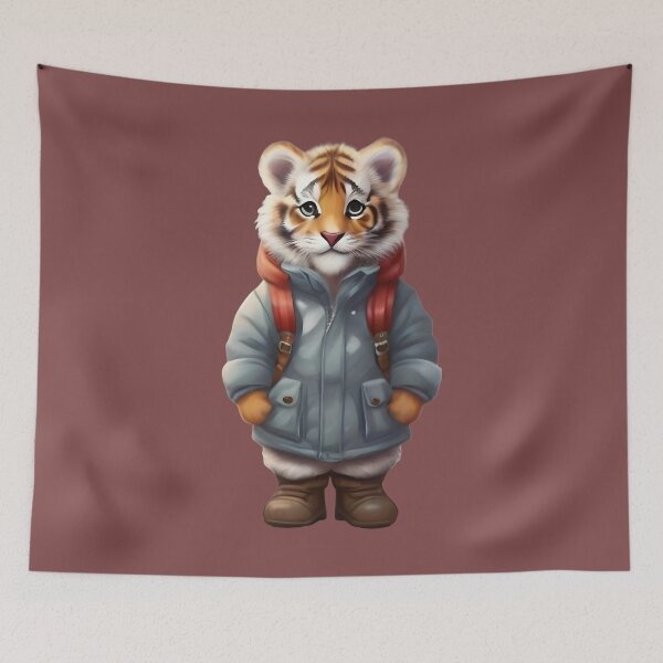 Item preview, Fluffy Feline Bliss: Adorable Tiger Cub Collections designed and sold by nadeem4design.
