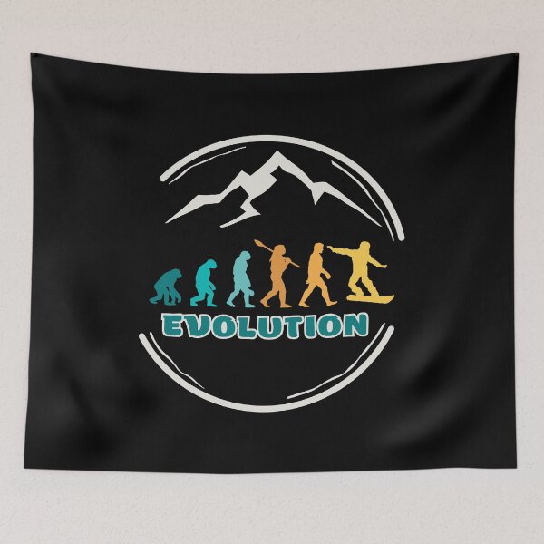 Item preview, Snowboarding Evolution designed and sold by RockBeeDesigns.