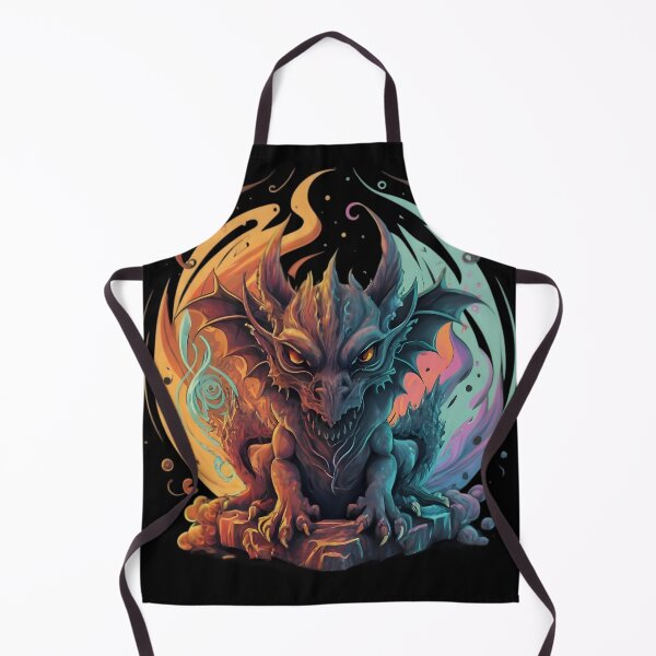 Item preview, Whimsical Inferno: Chibi-Elvish Dragon designed and sold by DragonRealms.