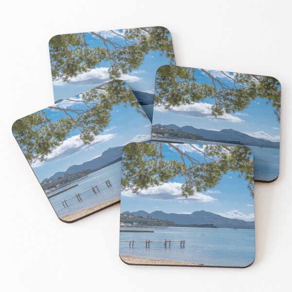 Item preview, Puerto Pollensa Mallorca Pine Walk Jetty designed and sold by GG WALL ART.