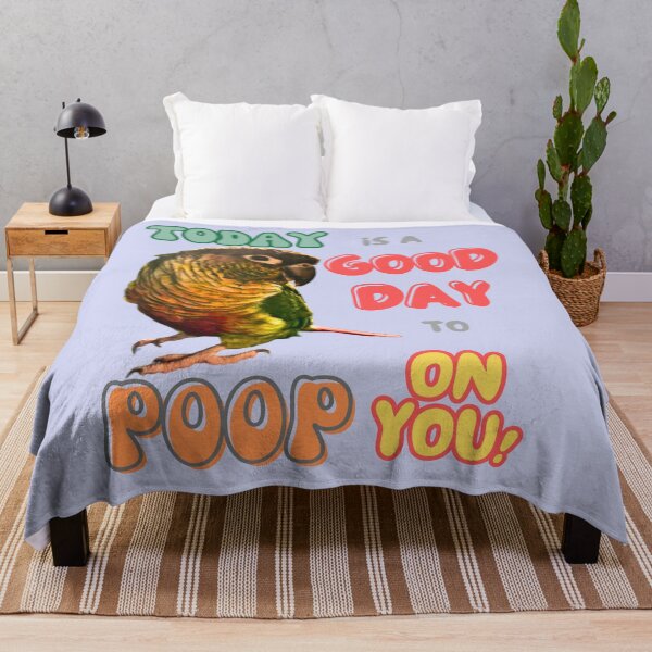 Item preview, Green Cheek Conure, Small Parrot, Parakeet, Today is a good day to poop on you designed and sold by TatianaLG.