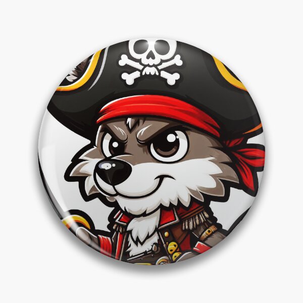 Item preview, Pirate Wolf #3 designed and sold by manbaito.