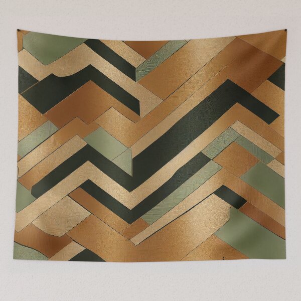 Item preview, Art Deco Pattern In Coppery Hues, Teal, Black designed and sold by DEC02.