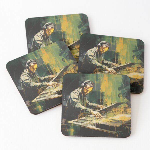 Item preview, DJ playing music on sound mixer designed and sold by jb-joaofranca.