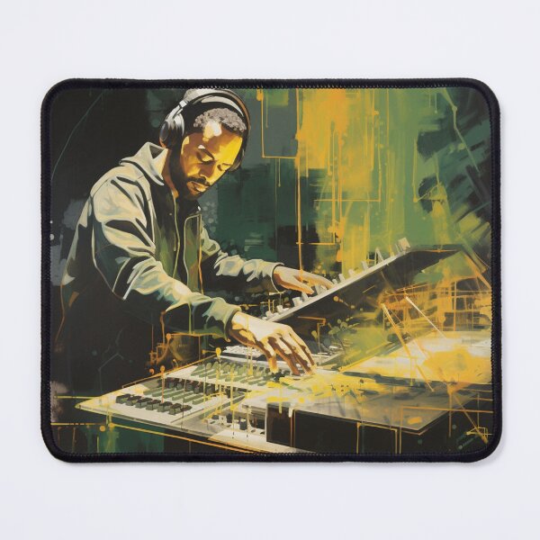 Item preview, DJ playing music on sound mixer designed and sold by jb-joaofranca.