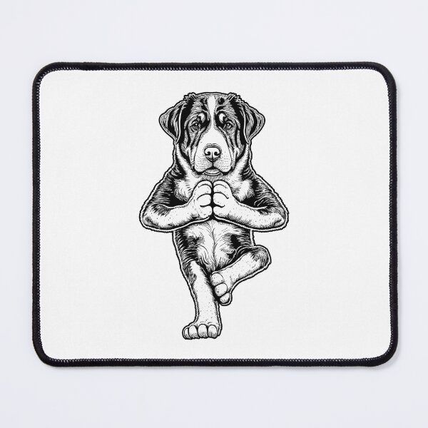 Item preview, Greater Swiss Mountain Dog Yoga Puppy Funny Dogs Asana designed and sold by GrandeDuc.