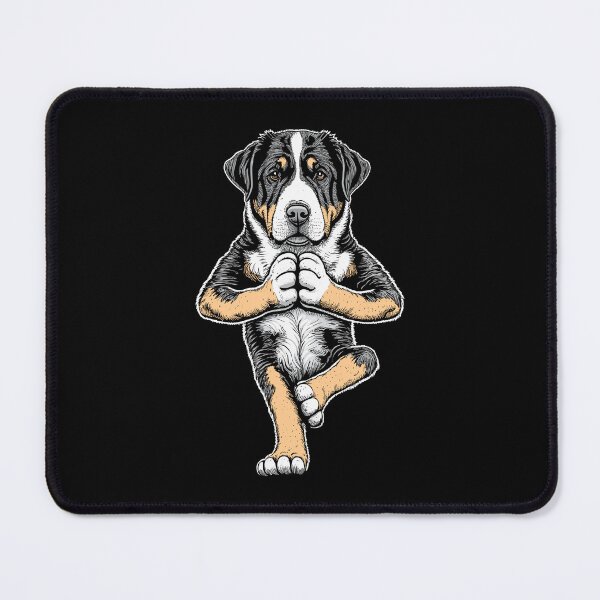 Item preview, Greater Swiss Mountain Dog Yoga Puppy Funny Dogs Asana designed and sold by GrandeDuc.
