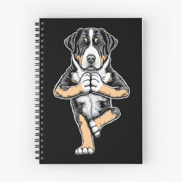 Item preview, Greater Swiss Mountain Dog Yoga Puppy Funny Dogs Asana designed and sold by GrandeDuc.