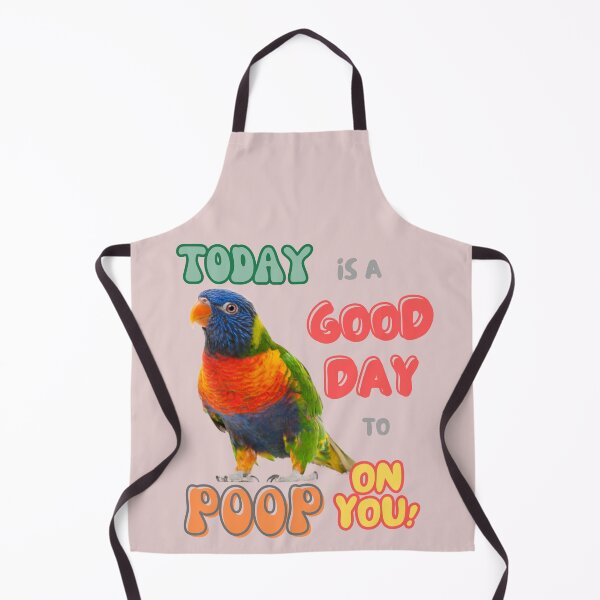 Item preview, Rainbow lorikeet, Loriini bird, Small Parrot, Parakeet, Today is a good day to poop on you designed and sold by TatianaLG.