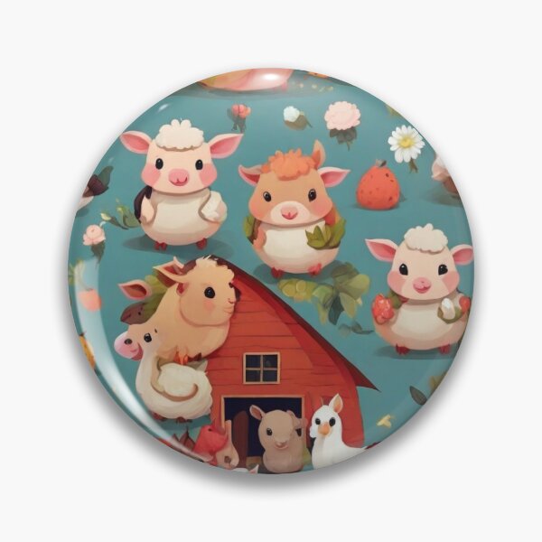Item preview, Barnyard Buddies: Cute Farm Animals Pattern designed and sold by Honlov.