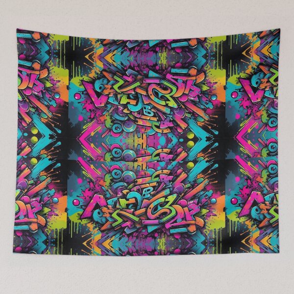 Item preview, Funky URBAN GRAFFITI STREET STYLE Comforter designed and sold by LLdreams.