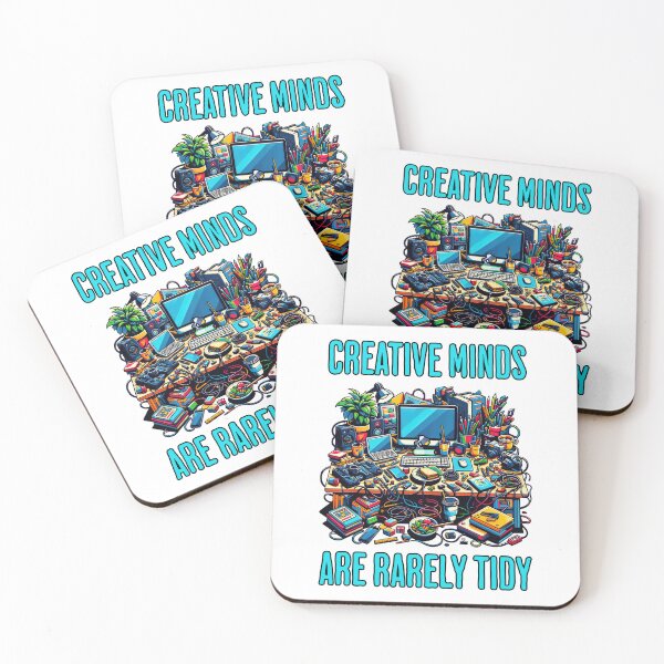 Item preview, Creative Minds Are Rarely Tidy - Creativity designed and sold by BadAttitudeTees.