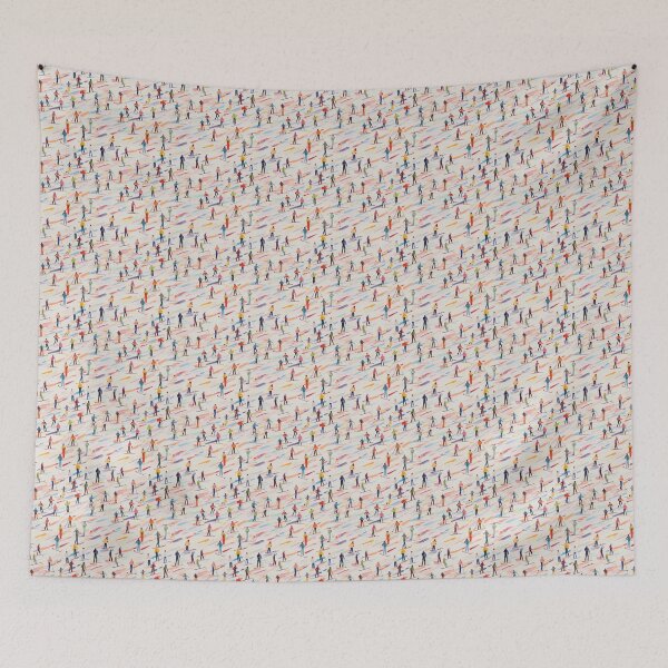 Item preview, Bunch Of Colorful Snow Skiers designed and sold by sheprint.