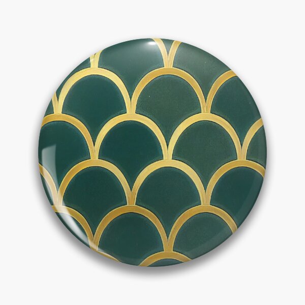 Item preview, Glamorous Green And Golden Hues Art Deco Pattern designed and sold by DEC02.