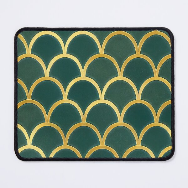 Item preview, Glamorous Green And Golden Hues Art Deco Pattern designed and sold by DEC02.