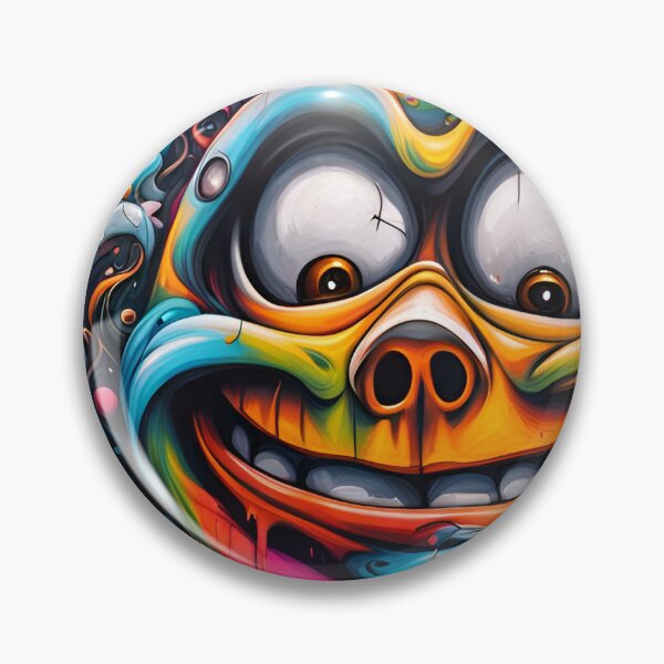 Item preview, Colorful Graffiti Crazy Head designed and sold by DisneyKrayzie.