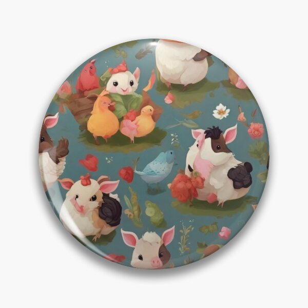 Item preview, Barnyard Buddies: Cute Farm Animals Pattern 5 designed and sold by Honlov.