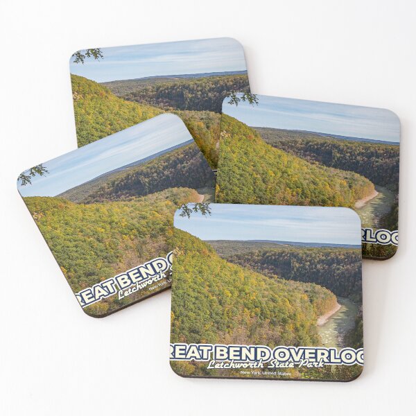 Item preview, Great Bend Overlook Letchworth State Park New York designed and sold by GestaltImagery.