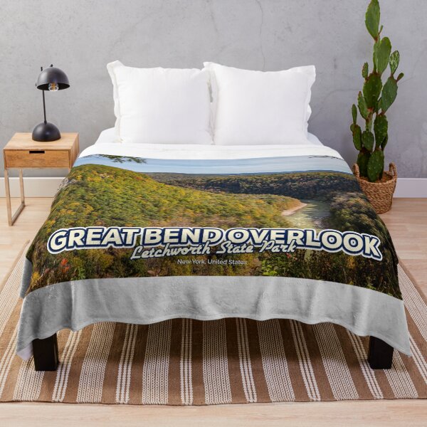 Item preview, Great Bend Overlook Letchworth State Park New York designed and sold by GestaltImagery.