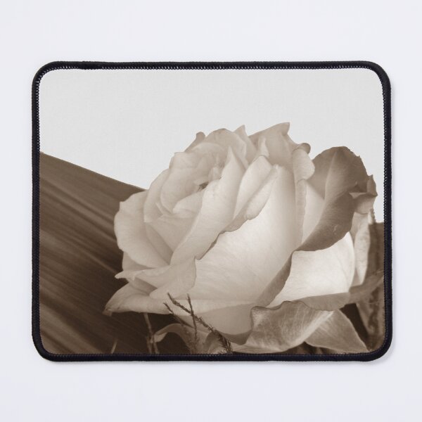 Item preview, Rose photo, cut out pattern, sepia effect designed and sold by evadesignbubble.