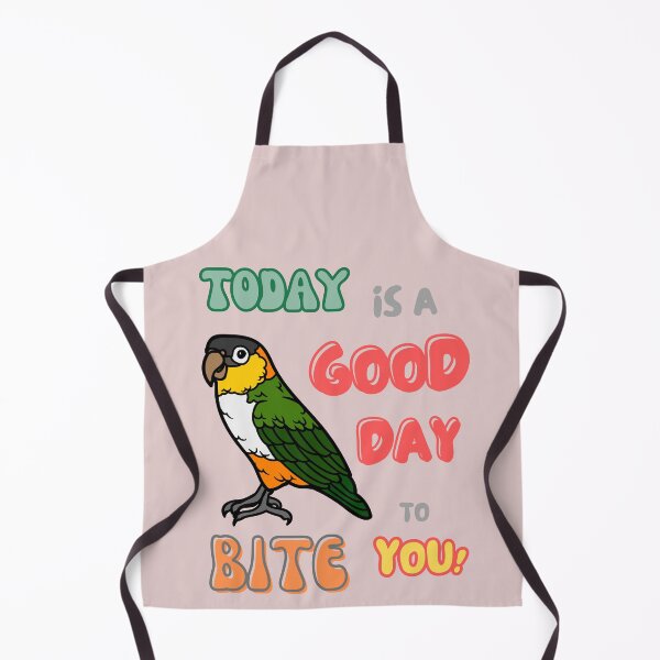 Item preview, Caique Bird, Small Parrot, Parakeet, Today is a good day to bite you designed and sold by TatianaLG.